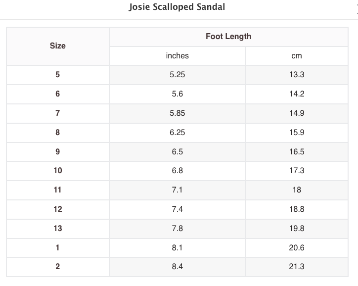 Josie White Scalloped Sandal