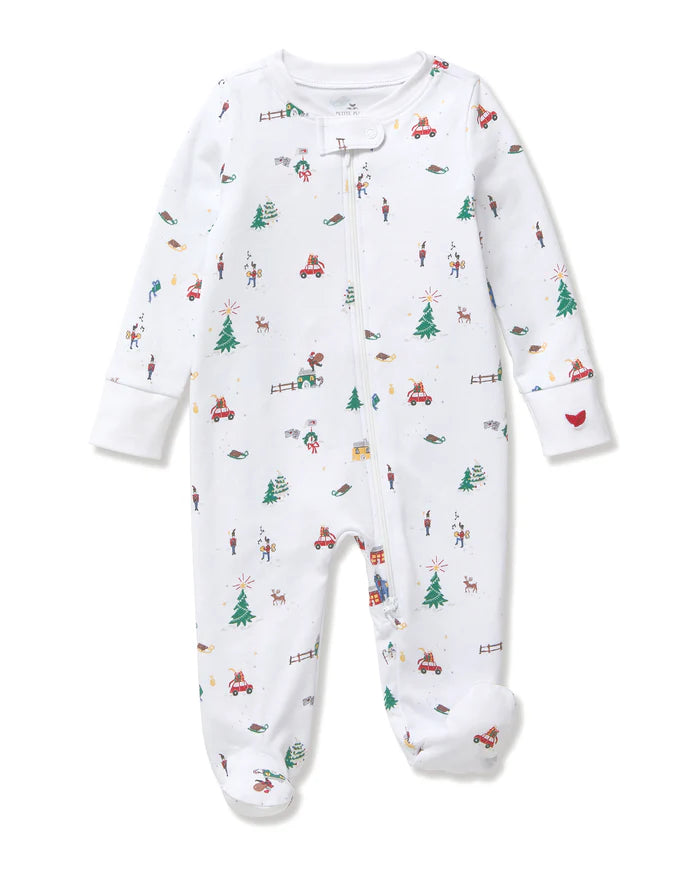 Baby Pima Romper Holiday Town