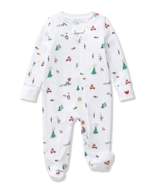 Baby Pima Romper Holiday Town