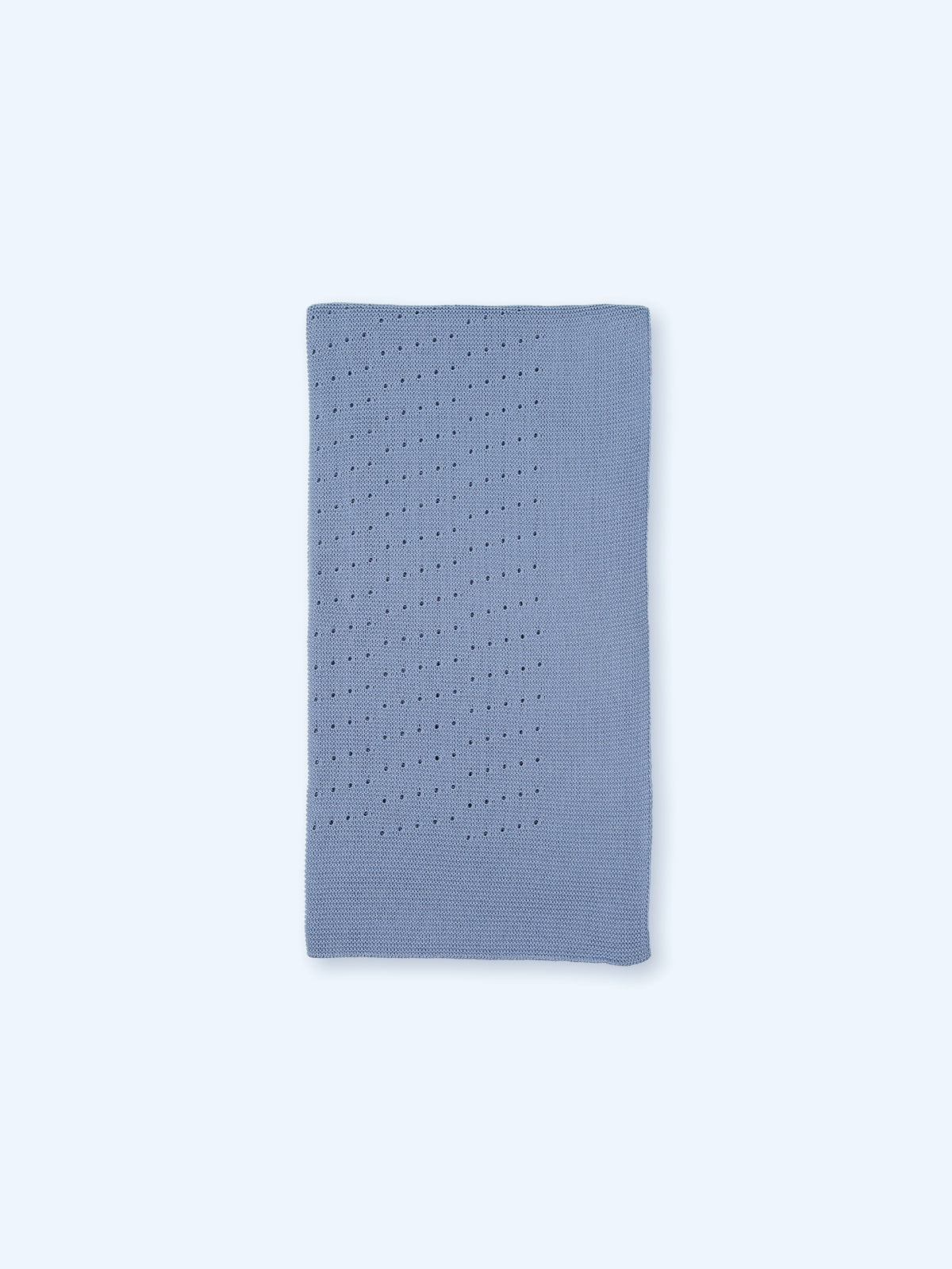 Provenza Blue Knit Blanket T0132