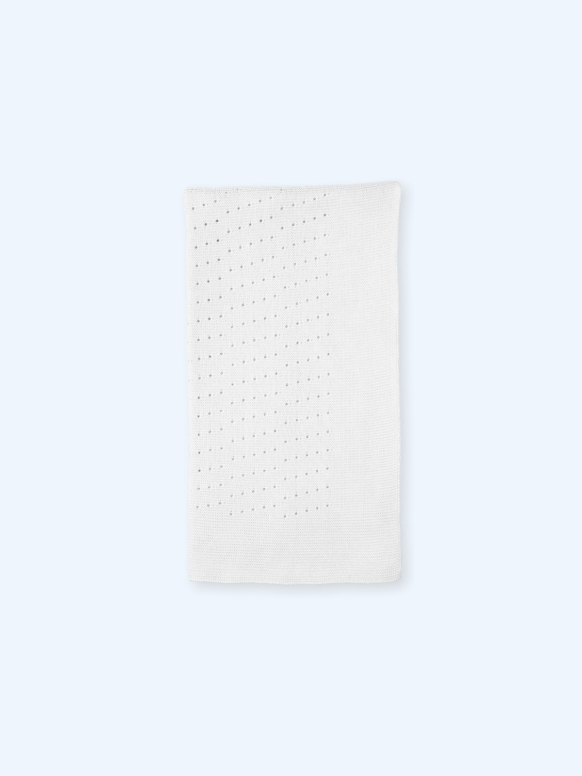 White Knit Blanket TO138