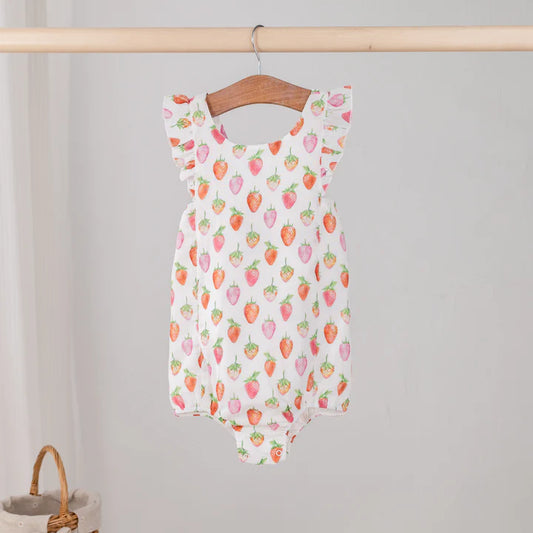 Berry Cute Bubble Romper