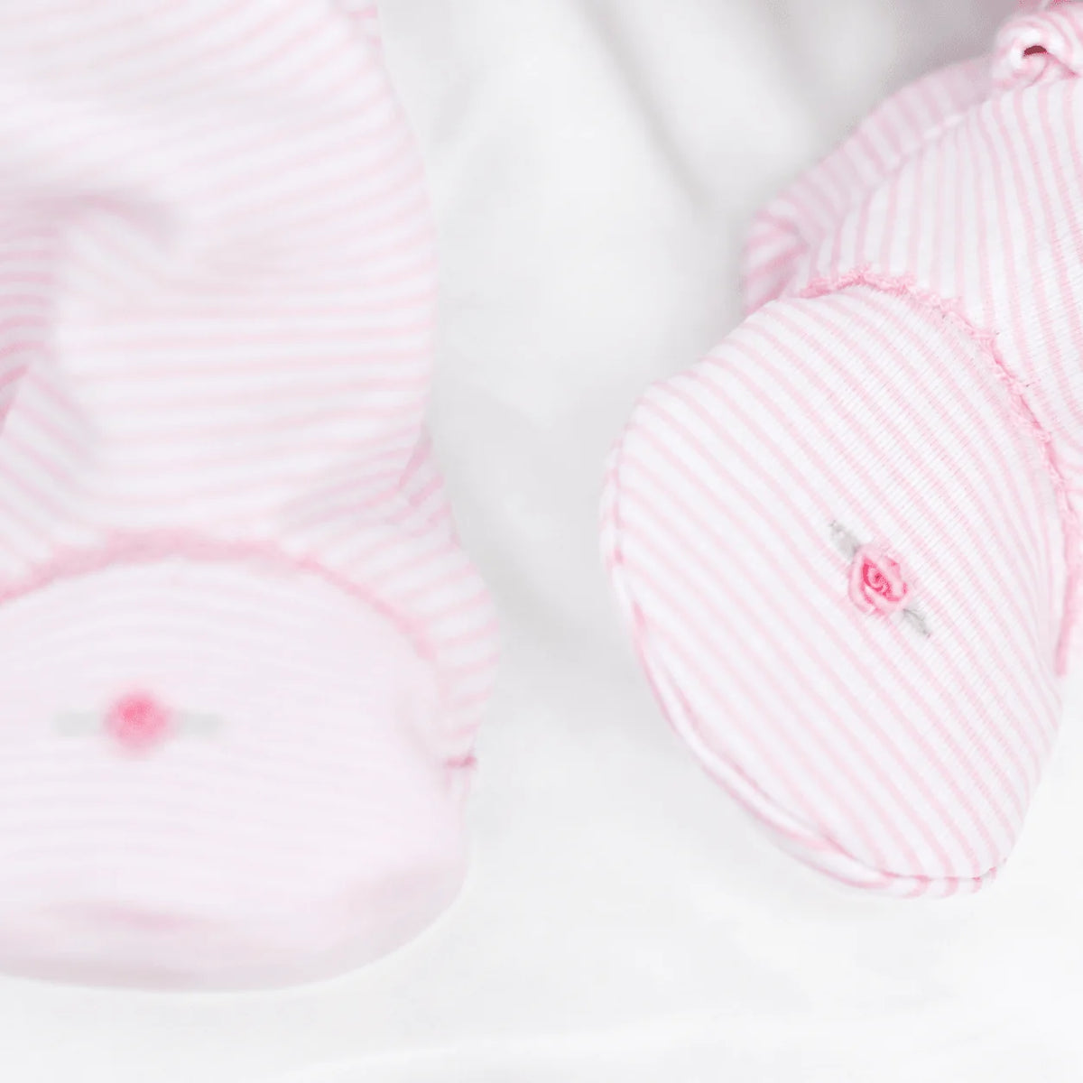 Pink Anna Smocked Footie