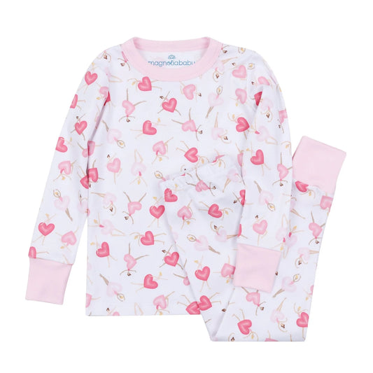 Dancing Hearts Long Pajamas