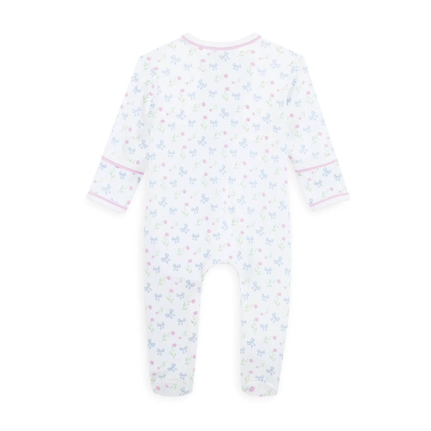 Evelyn's Classics Print Zip Footie