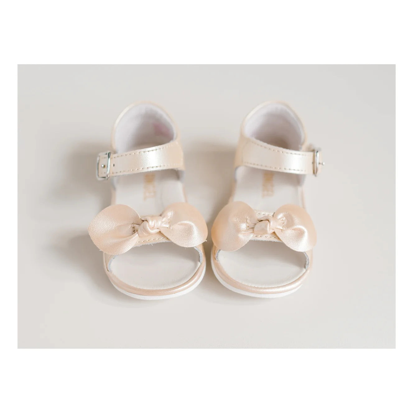 Champagne Bow Sandal