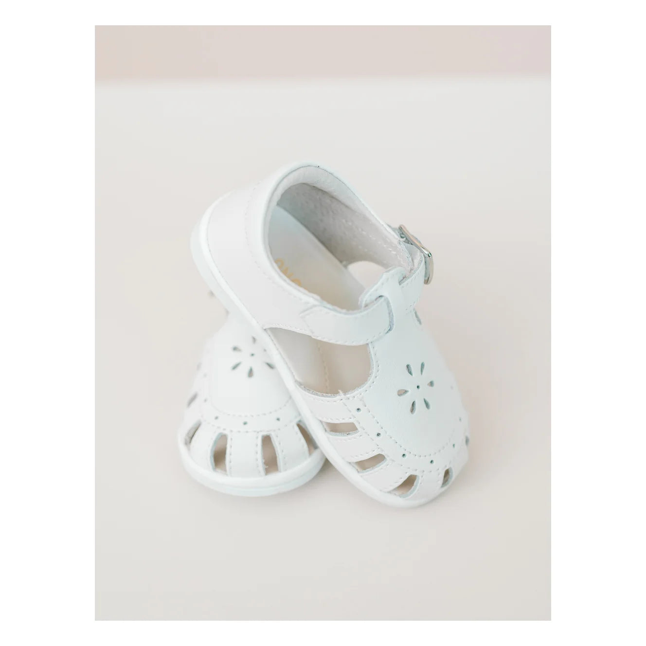 White Caged Sandal