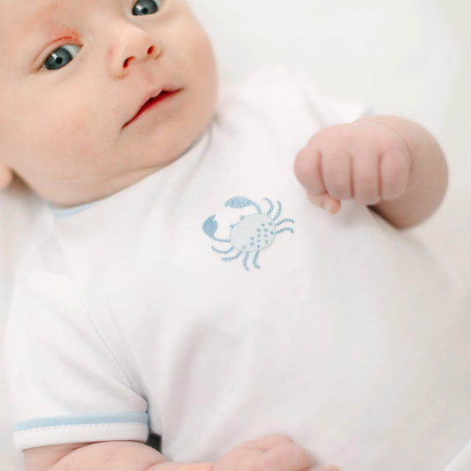 Light Blue Little Crawlers Diaper Cover Set