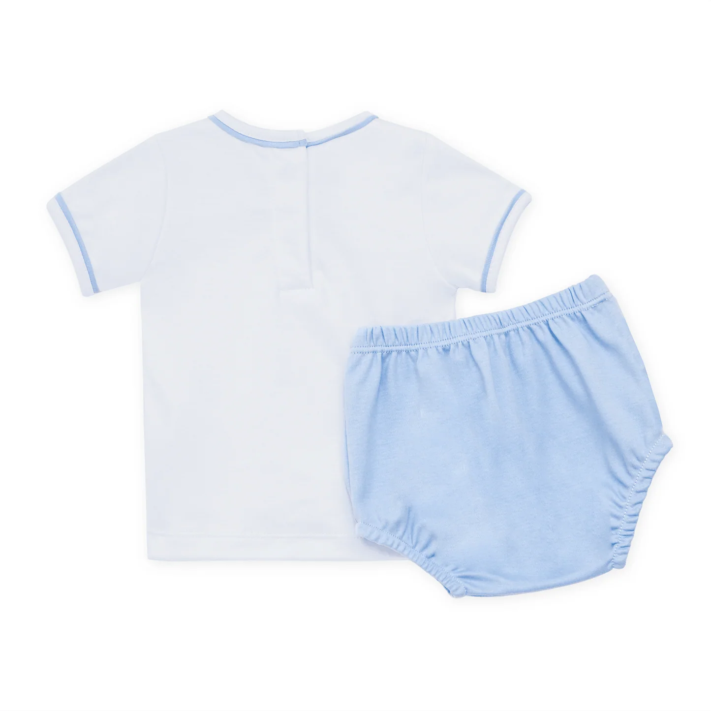 Light Blue Little Crawlers Diaper Cover Set