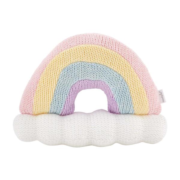 Rainbow Knit Rattle