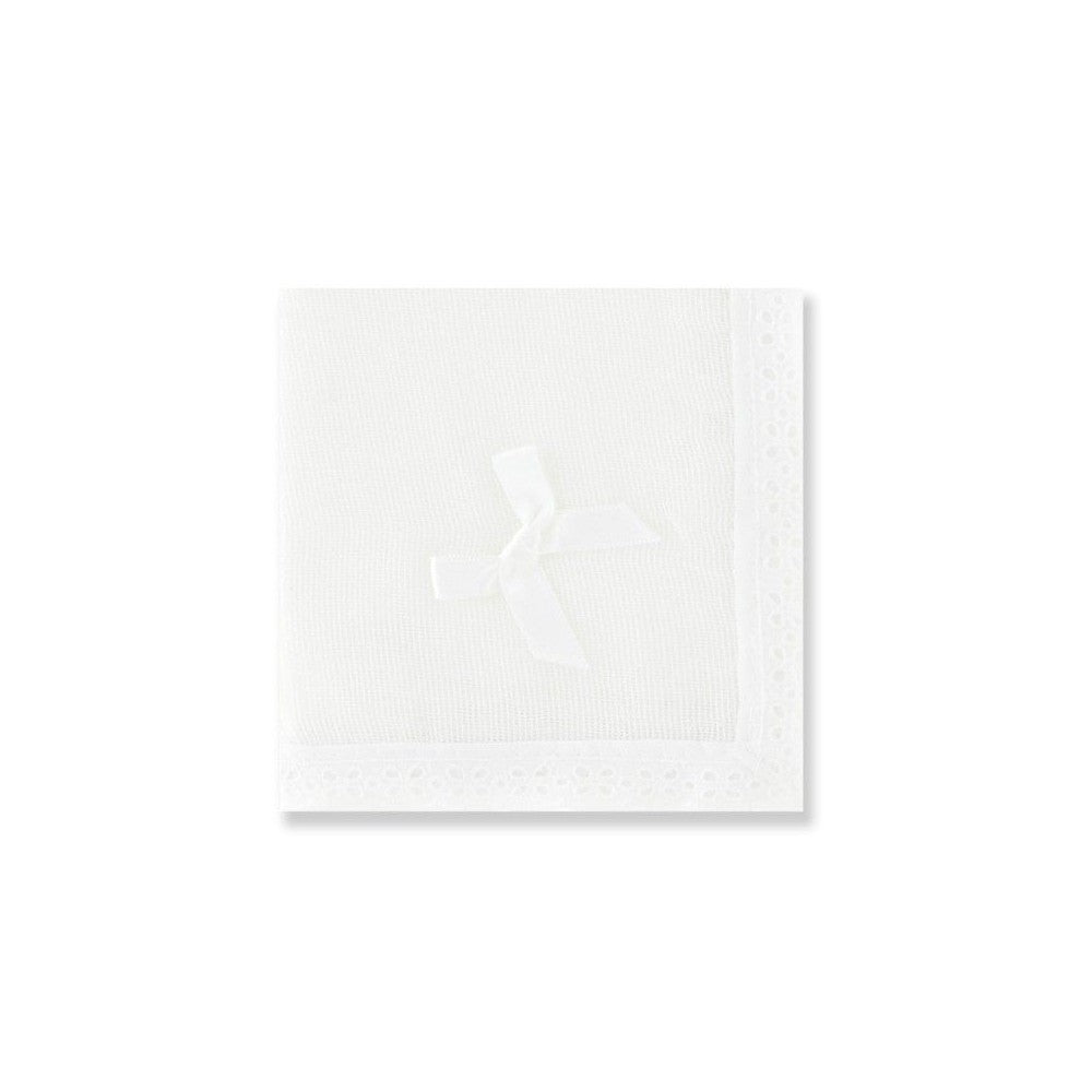 Gauze Cotton Bow Blanket 300