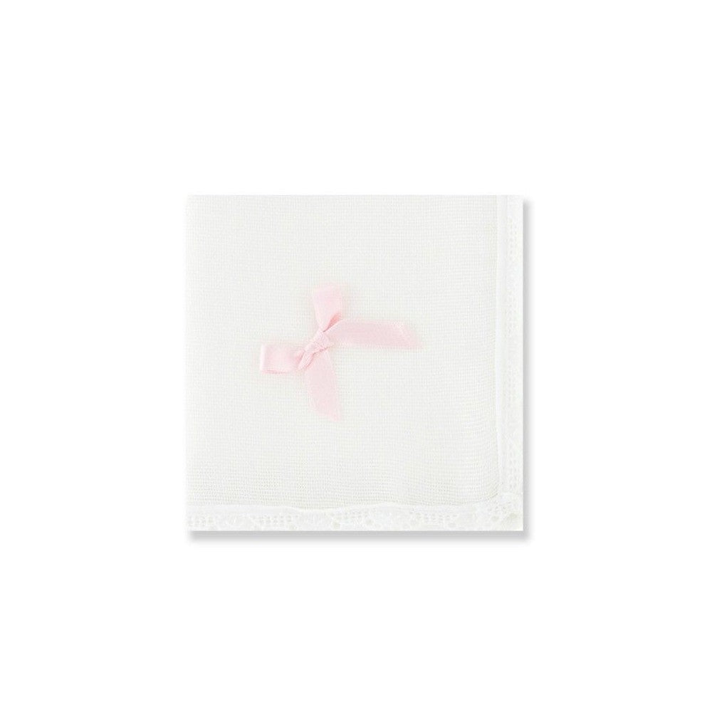 Gauze Cotton Bow Blanket 300
