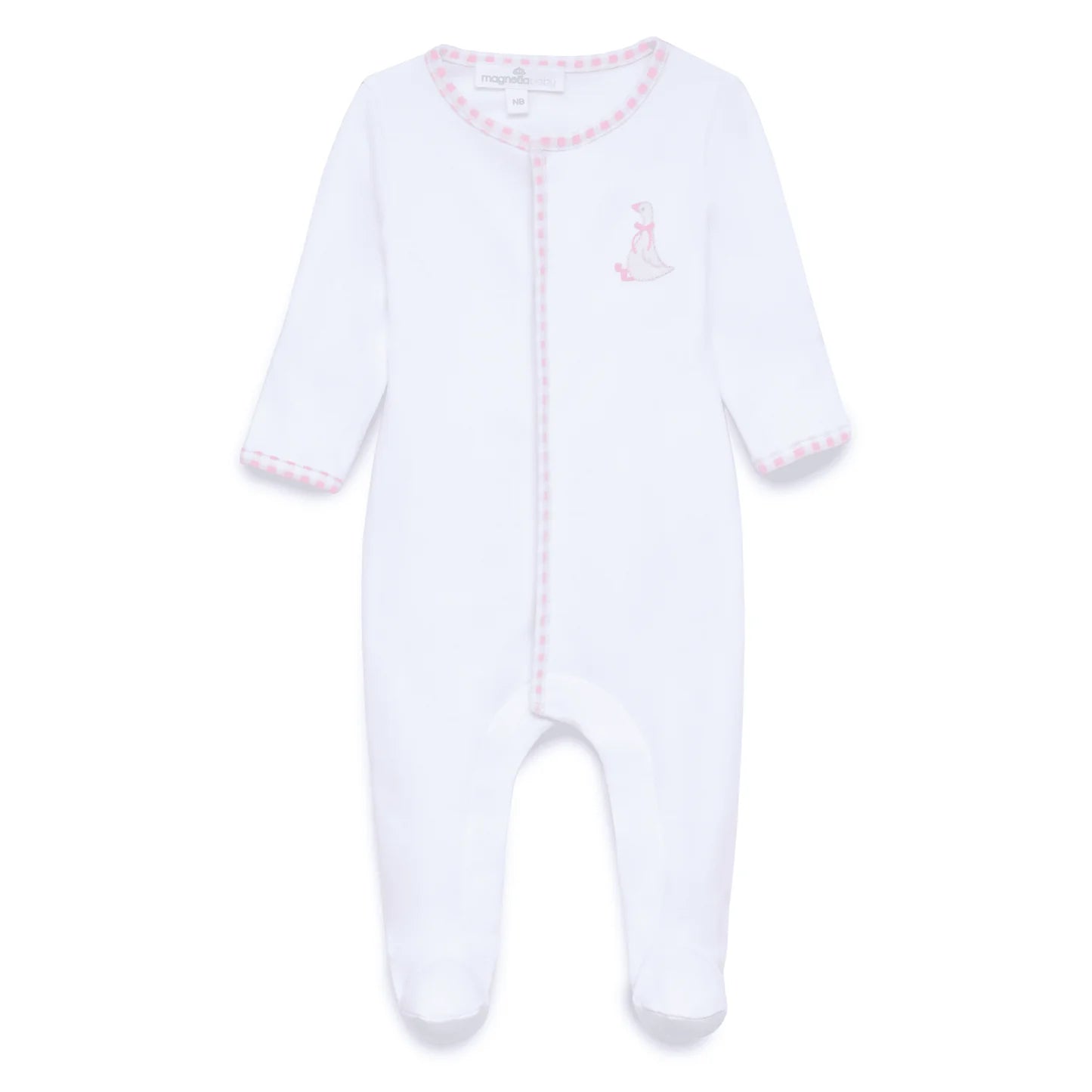 Pink Silly Goose Footie