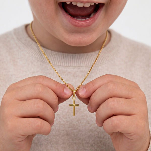 Cross Boy's Pendant Necklace