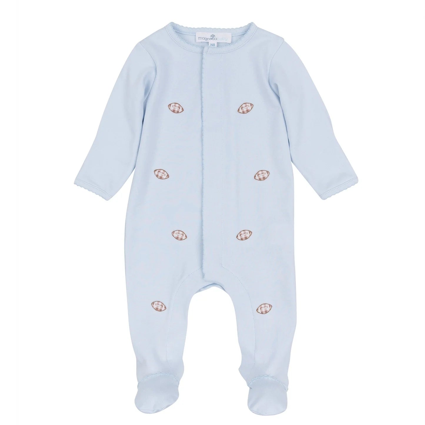 Light Blue Tiny Tailgater Footie