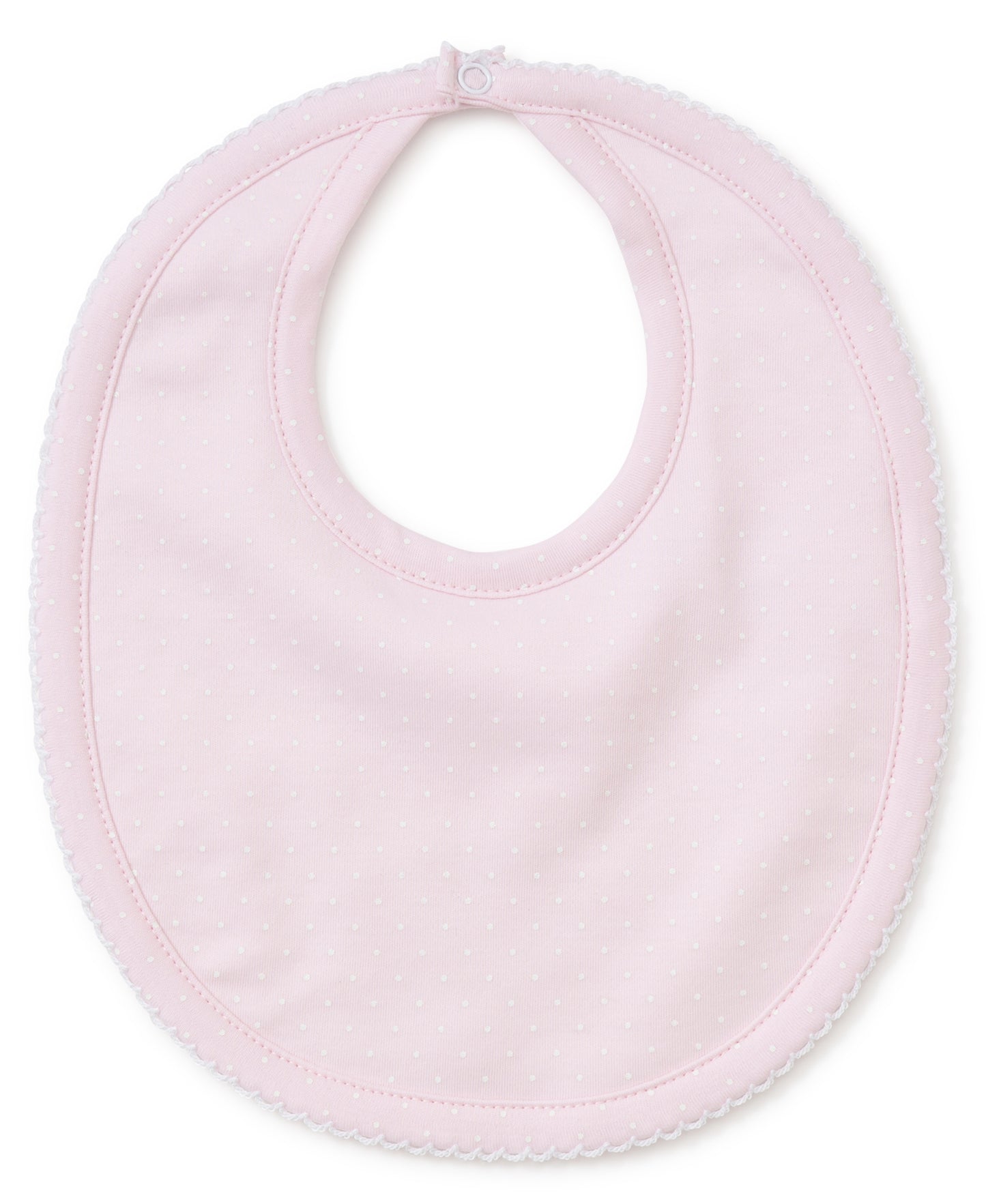 Pink Dots Print Bib