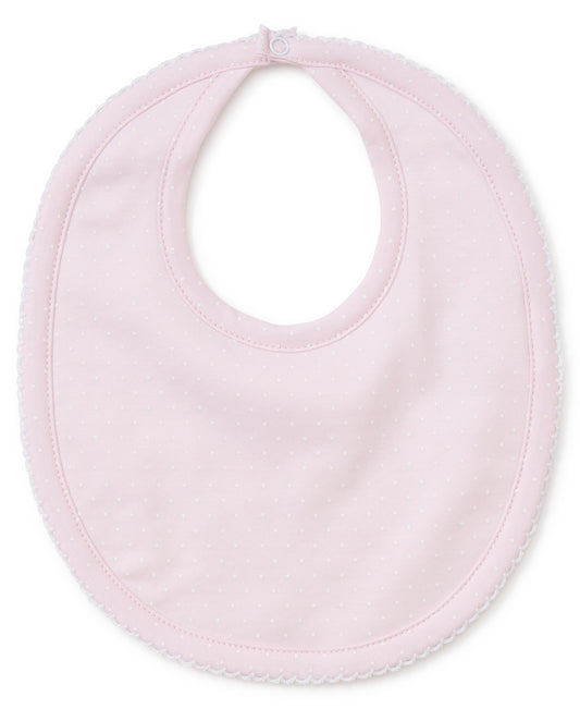 Pink Dots Print Bib