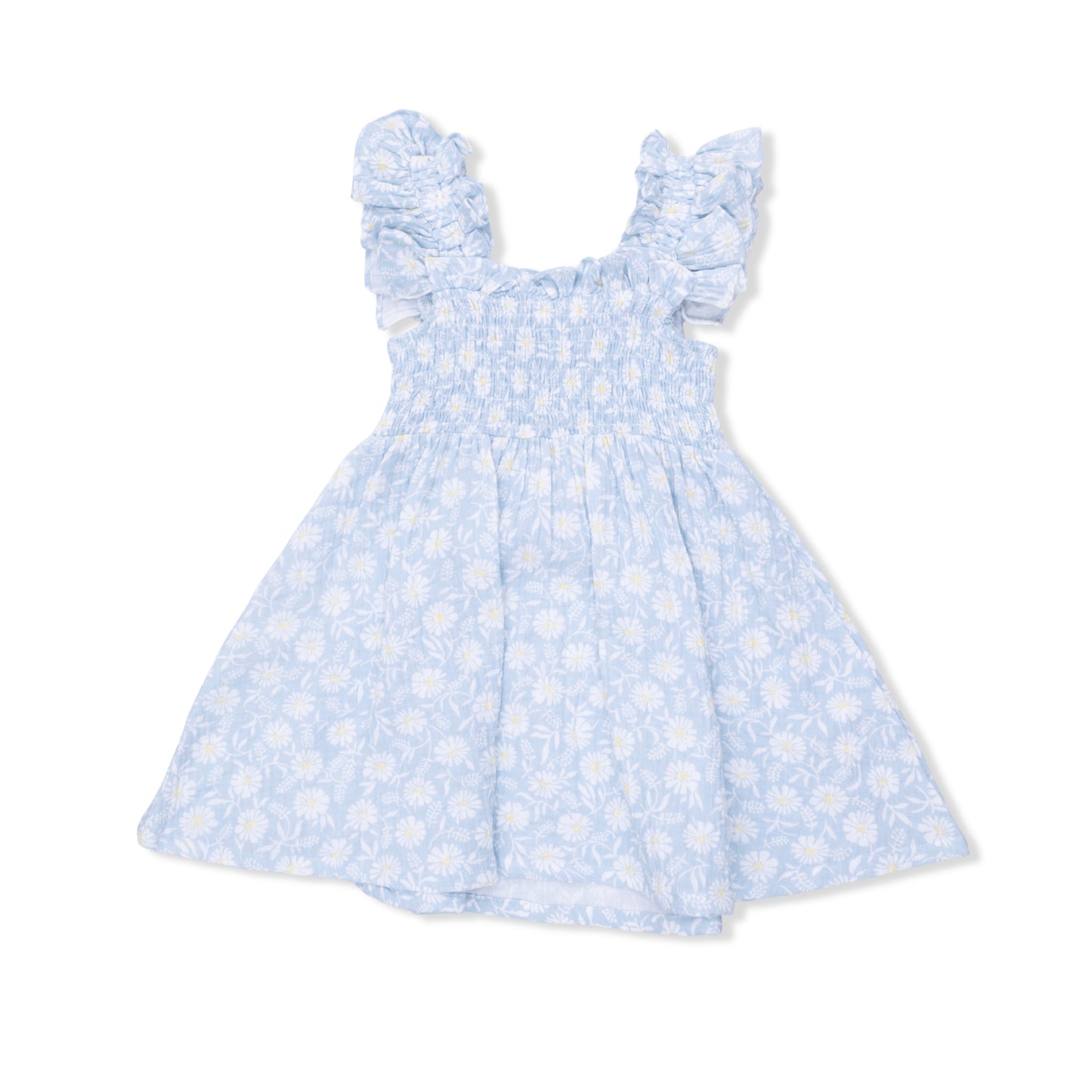 Western Daisies Smocked Sundress Bloomers