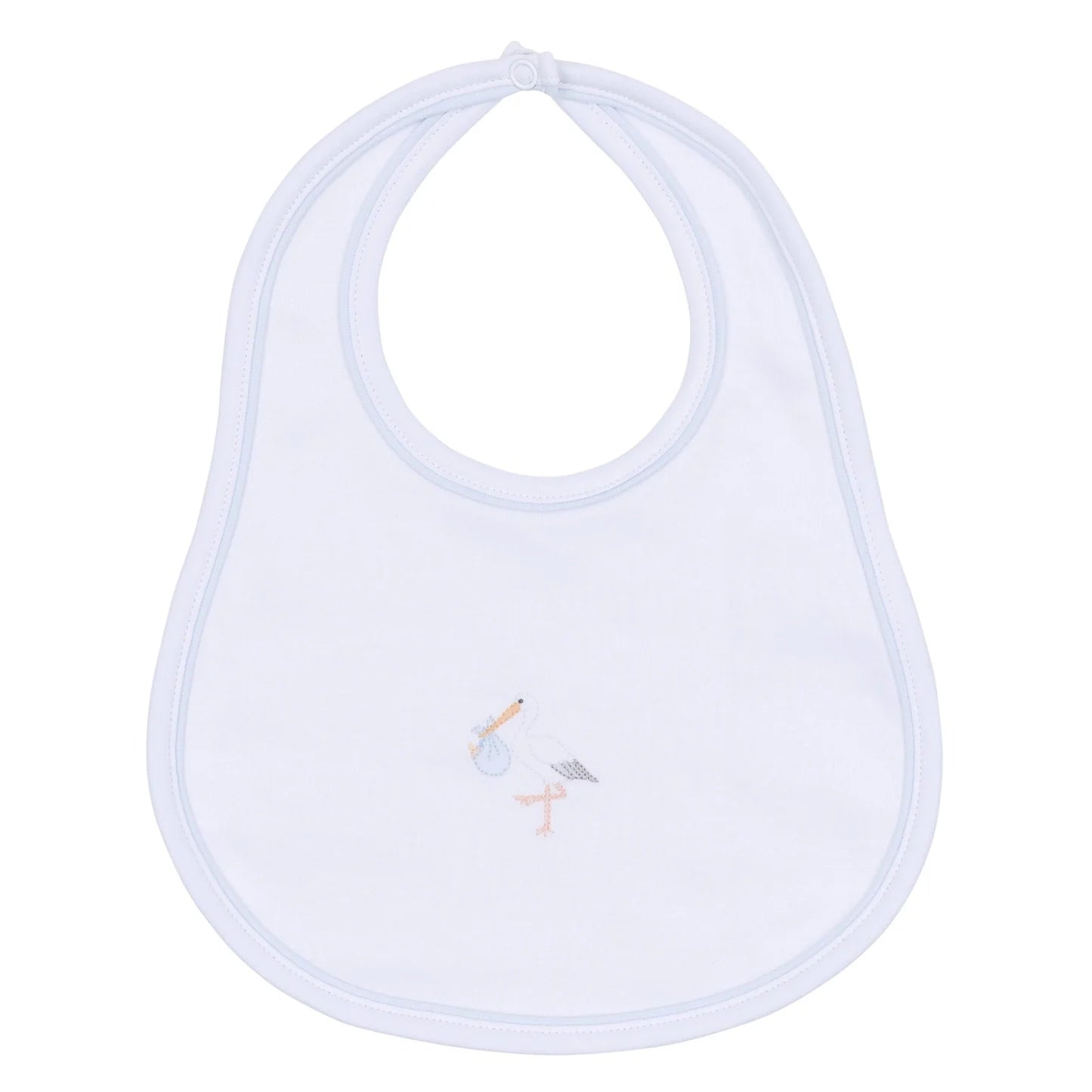 Vintage Stork Bib Light Blue