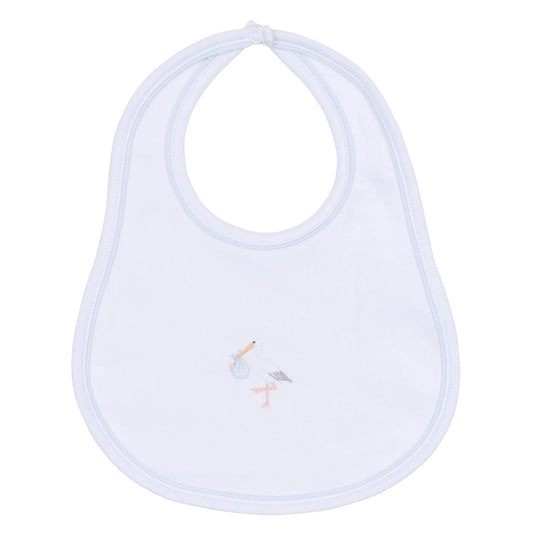 Vintage Stork Bib Light Blue